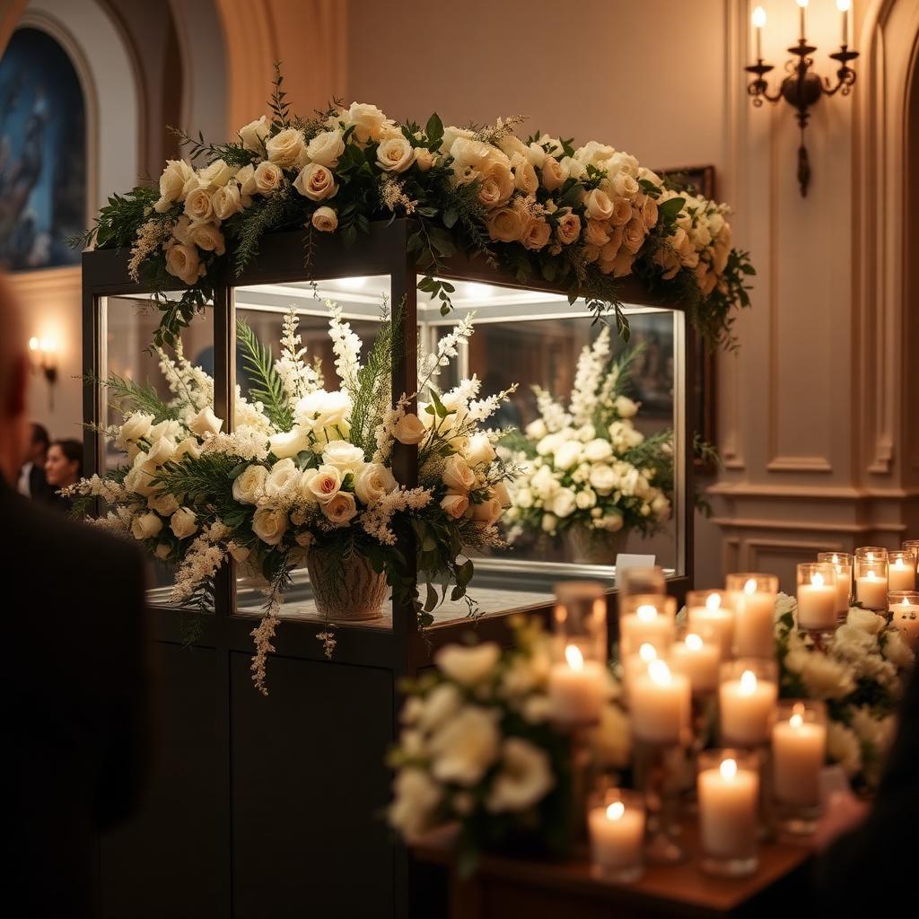 Flower Booth at memorials