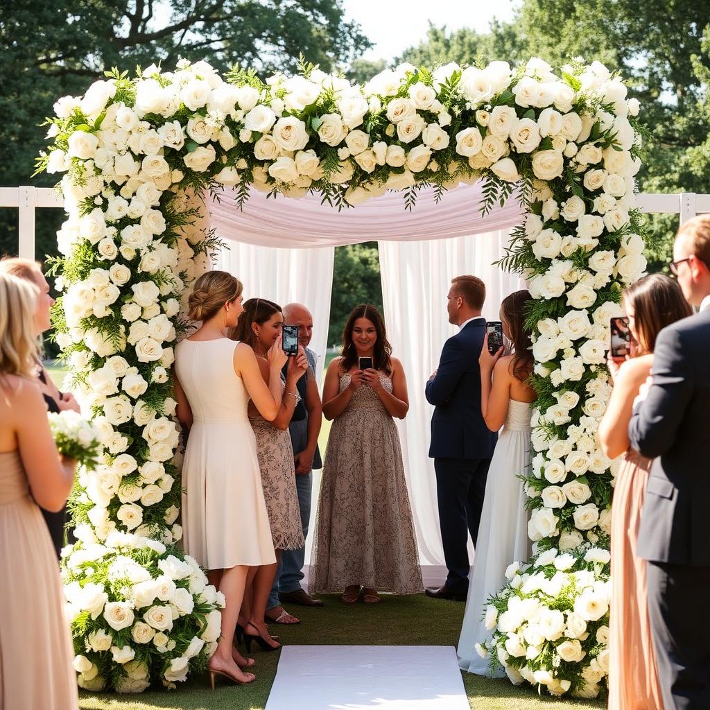 Flower Booth at weddings